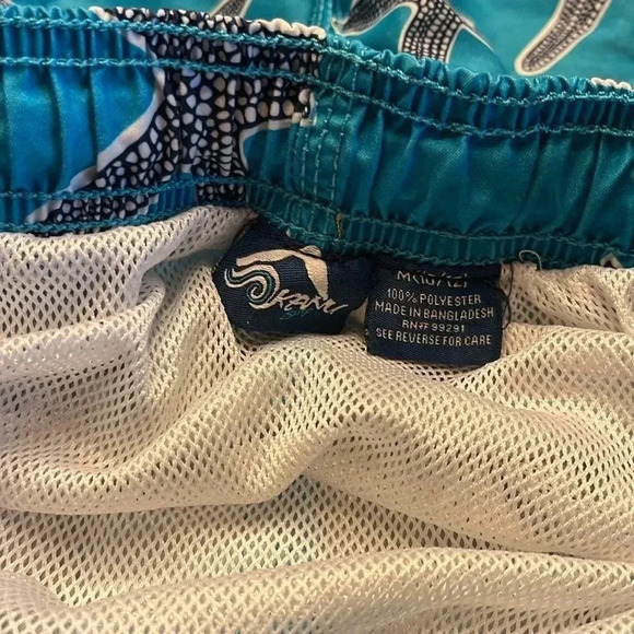 OKANU SURF board shorts swim shorts swim trunks size 10/12 - Picture 4 of 5